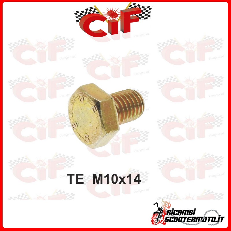 TORNILLO MA 10x14 PARA LA BRIDA DEL BUJE TRASERO PIAGGIO CIAO - BRAVO - SI