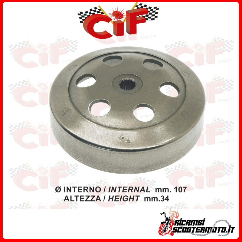 CAMPANA DE EMBRAGUE PIAGGIO TYPHOON 50 1994-1997 TEC1T