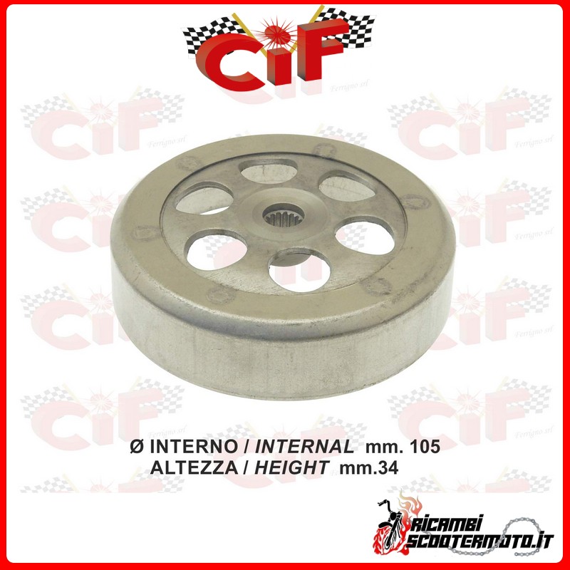 CAMPANA DE EMBRAGUE 105MM APRILIA AMICO 50 2T