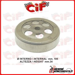 Kupplungsglocke 105mm FANTIC FANTIC BIG WHEEL 50 2T