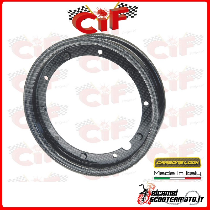 WHEEL RIM COMPLETE WITH NUTS AND WASHERS PIAGGIO VESPA 50 Special