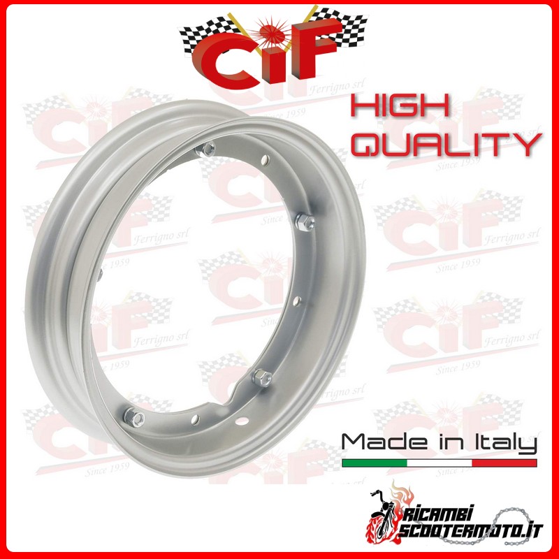 WHEEL RIM COMPLETE WITH NUTS AND WASHERS PIAGGIO VESPA 50 Special