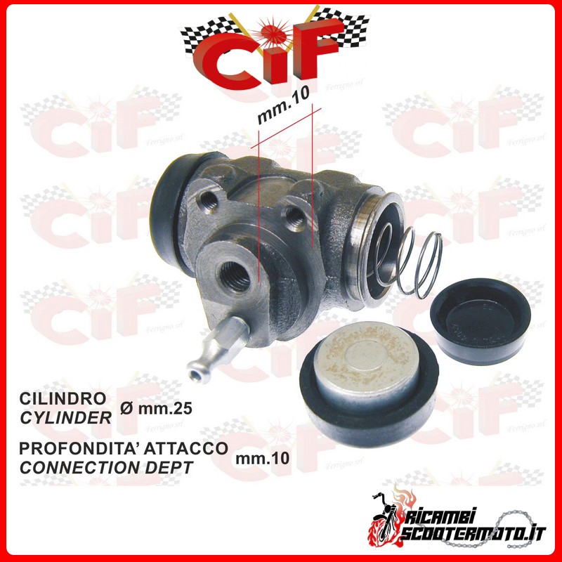 CILINDRO DE FRENO TRASERO PIAGGIO APE MP