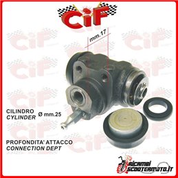 CILINDRO DE FRENO TRASERO PIAGGIO APE TM P 602 220 ATM1T 2T AC 1982-1983