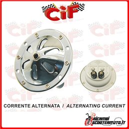 CHROME HORN ALTERNATING CURRENT - 6V A.C. (WITHOUT BATTERY) PIAGGIO VESPA 150  (VL3-VB1) dal ‘56 al ‘57