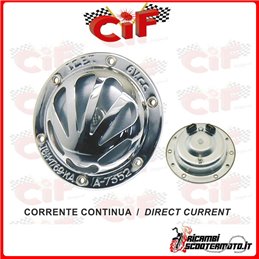 CHROME HORN ALTERNATING CURRENT - 6V A.C. WITH BATTERY PIAGGIO VESPA GS 150  (VS2/3/4/5 DAL/FROM 1956 AL/TILL TO 1961)