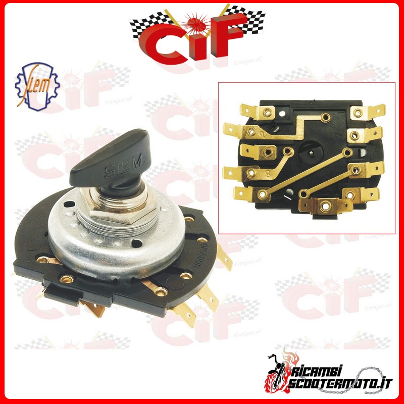 COMPLETE 5-POSITION SWITCH PIAGGIO VESPA 180 SS