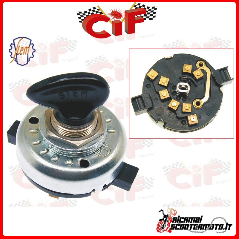 COMPLETE 5-POSITION SWITCH PIAGGIO VESPA GS 150 (VS5 (1959-1961) COMPLETE 5-POSITION SWITCH PIAGGIO VESPA GS 150 (VS5 (1959-1961)