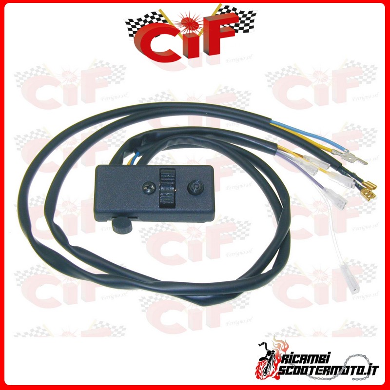 INTERRUPTEUR D'ÉCLAIRAGE PIAGGIO VESPA P 80-125-150 X - P200E FINO AL / TILL TO 1981