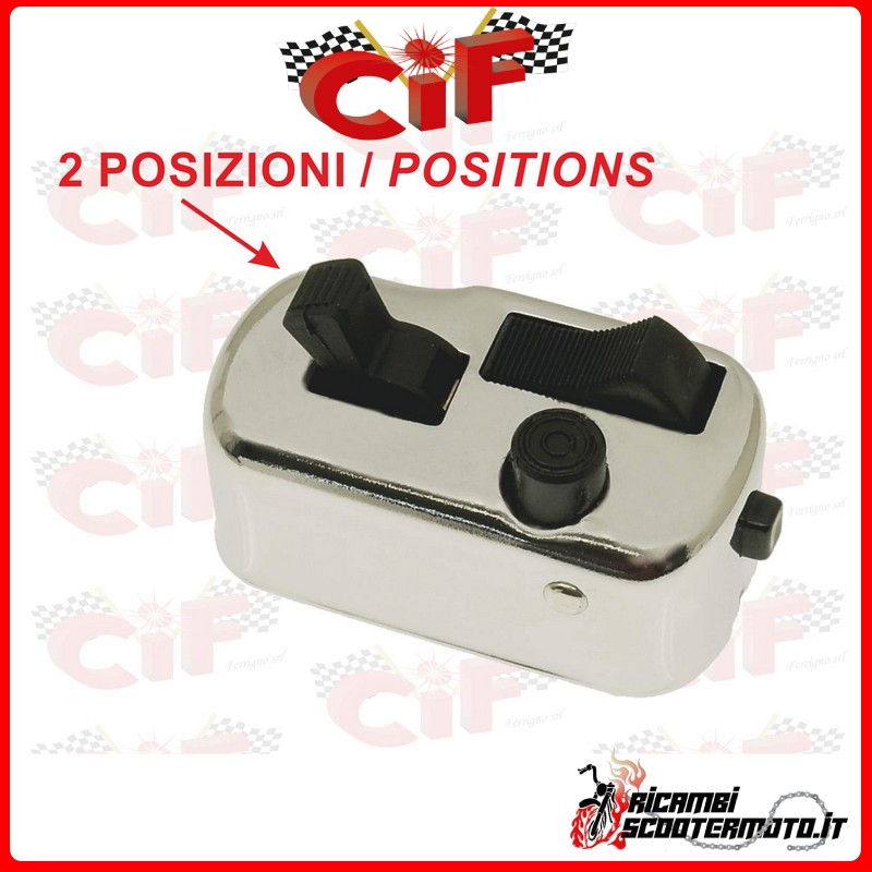 COMMUTATORE LUCI (2 POSIZIONI) PIAGGIO VESPA 1950-1950R - 50L COMMUTATORE LUCI (2 POSIZIONI) PIAGGIO VESPA 1950-1950R - 50L