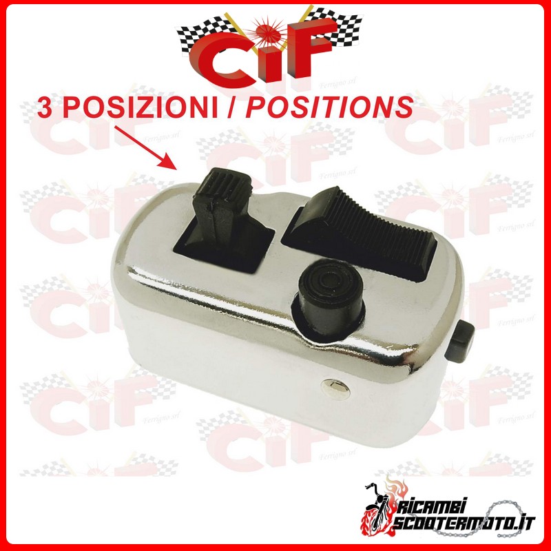 LIGHT SWITCH (3 POSITIONS) PIAGGIO PIAGGIO VESPA 125 PRIMAVERA - 125 GT - GTR - TS LIGHT SWITCH (3 POSITIONS) PIAGGIO PIAGGIO VESPA 125 PRIMAVERA - 125 GT - GTR - TS