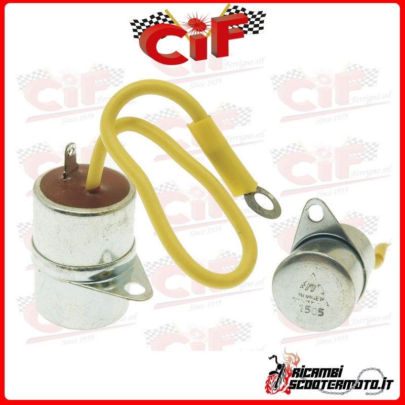 CAPACITOR PIAGGIO VESPA 125/150 (1953-1958) (VB1T) (VL1/2/3T) (VM1/2T) (VN1/2T) CAPACITOR PIAGGIO VESPA 125/150 (1953-1958) (VB1T) (VL1/2/3T) (VM1/2T) (VN1/2T)