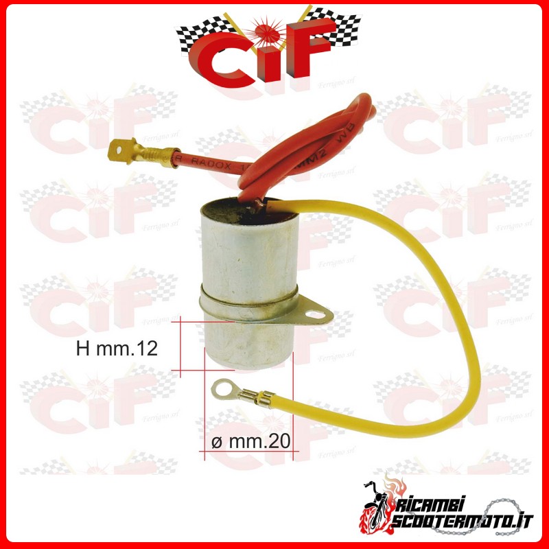 CONDENSADOR REFORZADO PIAGGIO VESPA P125X