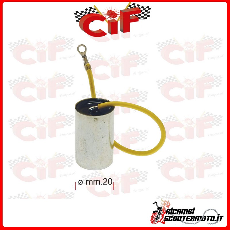 REINFORCED CONDENSER PIAGGIO VESPA 50 (V5A2) - 50R (V5A1 fino a / till to 853410) REINFORCED CONDENSER PIAGGIO VESPA 50 (V5A2) - 50R (V5A1 fino a / till to 853410)