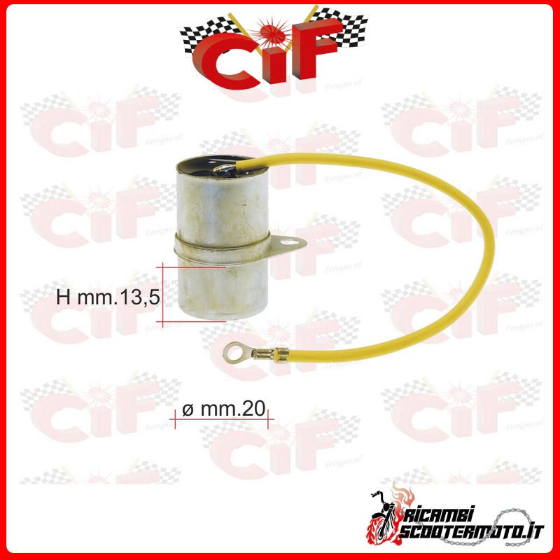 CONDENSEUR RENFORCÉ PIAGGIO VESPA 90  (V9A1)