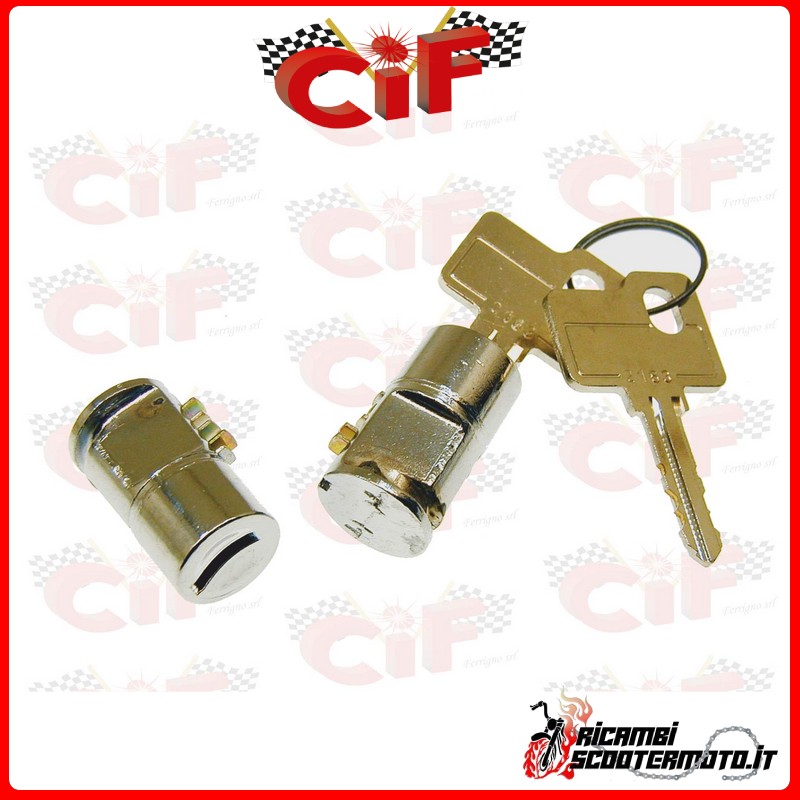 PAIR OF PUSH BUTTON CYLINDERS FOR RIGHT/LEFT DOOR HANDLES PIAGGIO APE CAR - MAX DIESEL 420 (1986-1996) PAIR OF PUSH BUTTON CYLINDERS FOR RIGHT/LEFT DOOR HANDLES PIAGGIO APE CAR - MAX DIESEL 420 (1986-1996)