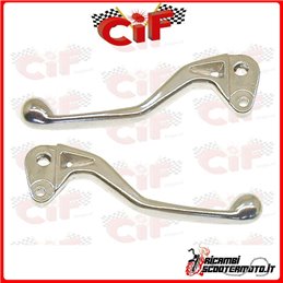 PAIR OF CHROME ALUMINUM LEVERS PIAGGIO PIAGGIO VESPA PK