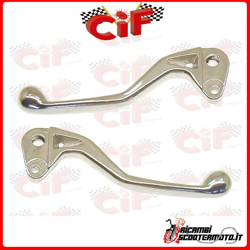 PAIR OF CHROME ALUMINUM LEVERS PIAGGIO PIAGGIO VESPA PK