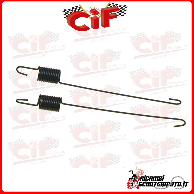 PAIRE DE RESSORTS POUR PHARE AVANT PIAGGIO VESPA 50 SPECIAL V5A2  (6V) - 50 ELESTART V5A3  (12V)