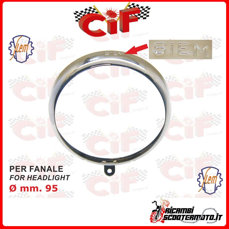 CORNICE FANALE ANTERIORE PIAGGIO VESPA 125 DAL 1948 AL 1951 CORNICE FANALE ANTERIORE PIAGGIO VESPA 125 DAL 1948 AL 1951