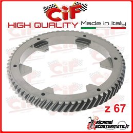 HELICAL TEETH CUSHION CROWN Z67 PIAGGIO VESPA P125X  (VNX1T->146313)