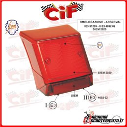 REAR LIGHT LIGHT BODY PIAGGIO VESPA PK 50 XL - RUSH