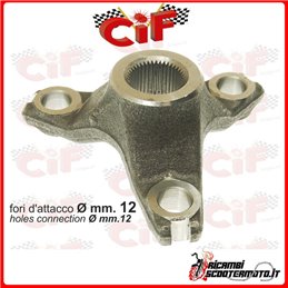 WHEEL AXLE CROSS (ATTACHMENT HOLES Ø 12) PIAGGIO APE POKER