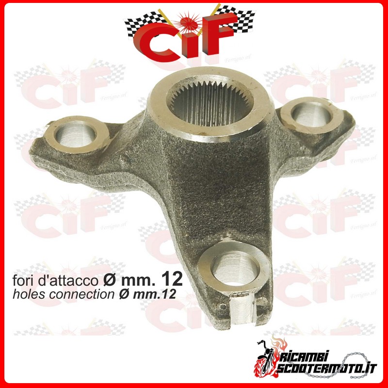 WHEEL AXLE CROSS (ATTACHMENT HOLES Ø 12) PIAGGIO APE POKER
