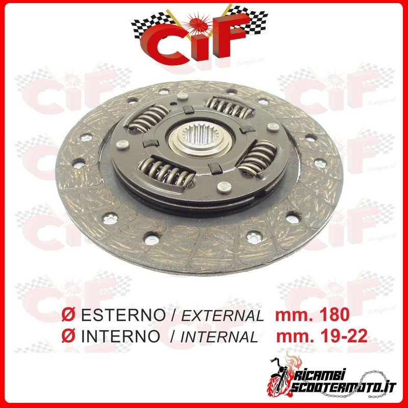 CLUTCH DISC PIAGGIO PORTER I.E. 1000 (dal 1996 al ‘98) CLUTCH DISC PIAGGIO PORTER I.E. 1000 (dal 1996 al ‘98)