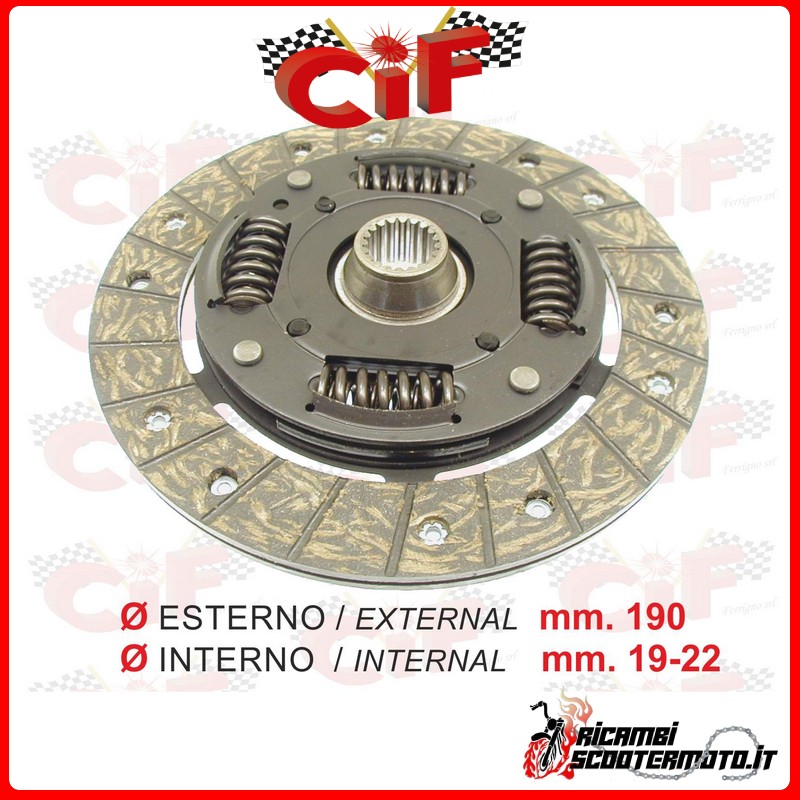 CLUTCH DISC PIAGGIO PORTER 16V INIEZIONE 1300 (dal 1998) CLUTCH DISC PIAGGIO PORTER 16V INIEZIONE 1300 (dal 1998)
