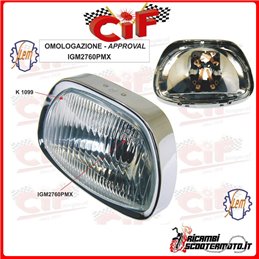 FANALE ANTERIORE COMPLETO DI PORTALAMPADA PIAGGIO VESPA GT 125