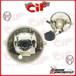 FANALE ANTERIORE COMPLETO DI PORTALAMPADA PIAGGIO VESPA PX EU2 125  (2000-2007)