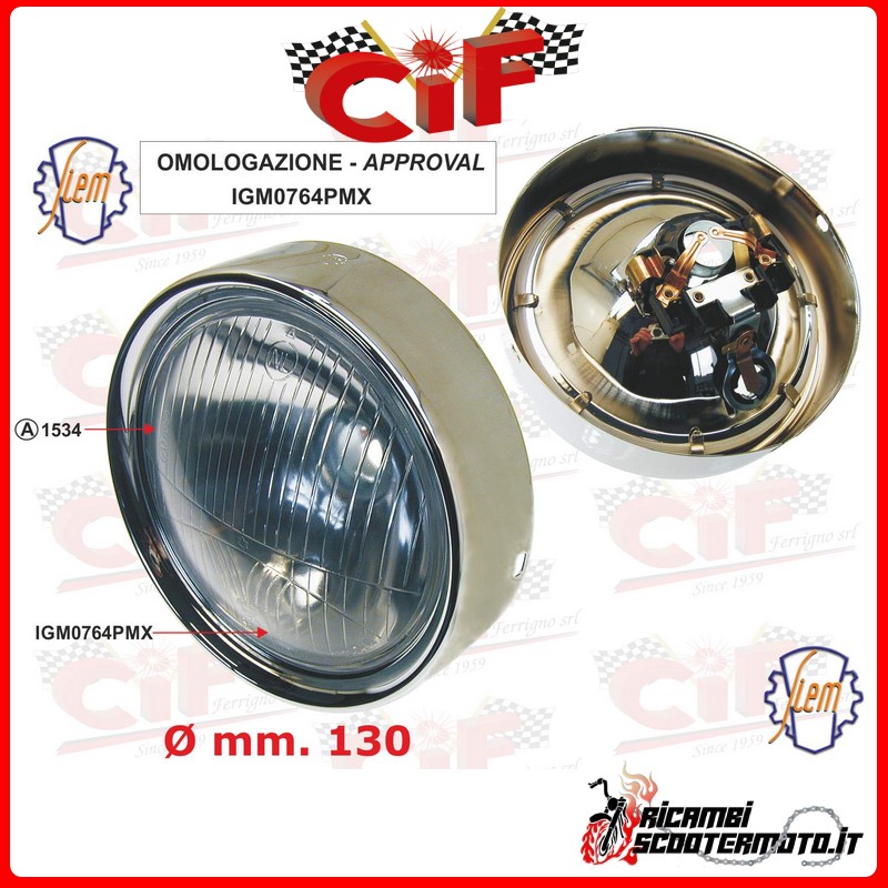 FARO DELANTERO COMPLETO CON PORTALÁMPARAS PIAGGIO PIAGGIO VESPA GTR