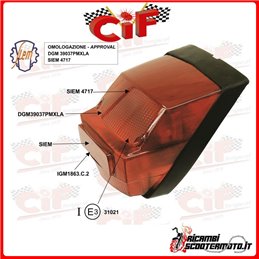 REAR LIGHT PIAGGIO VESPA P125X-P150X-P200E-PX 125-150-200E