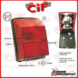 REAR LIGHT PIAGGIO VESPA PK 125