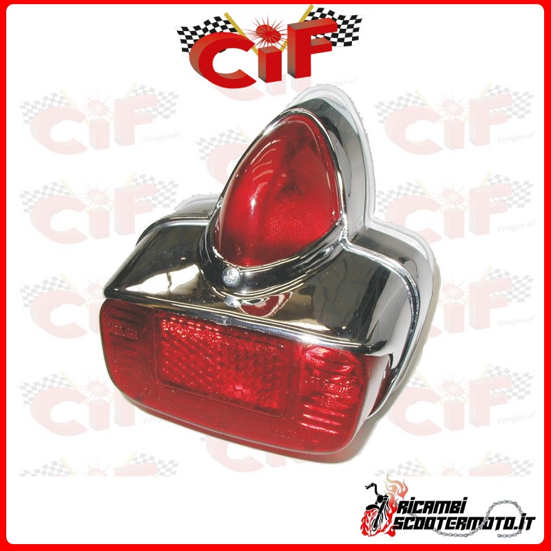 REAR LIGHT COMPLETE WITH GASKET PIAGGIO PIAGGIO VESPA 125  (‘1960-1964)