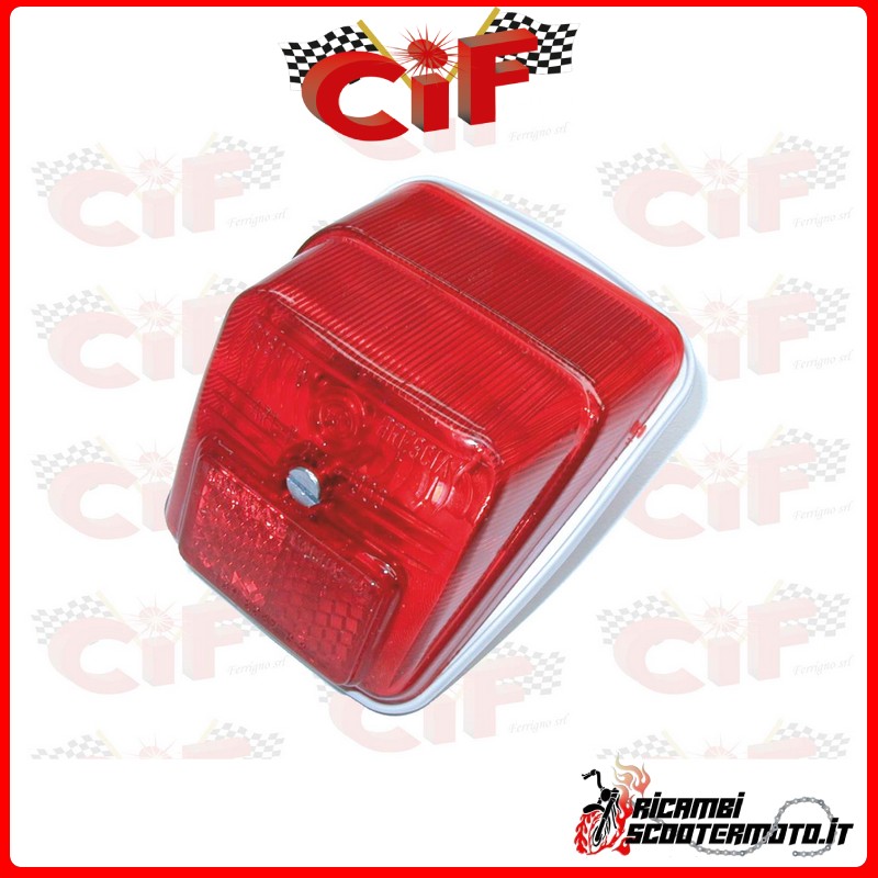 REAR LIGHT COMPLETE WITH GASKET PIAGGIO VESPA 50L  (‘1966-1970)