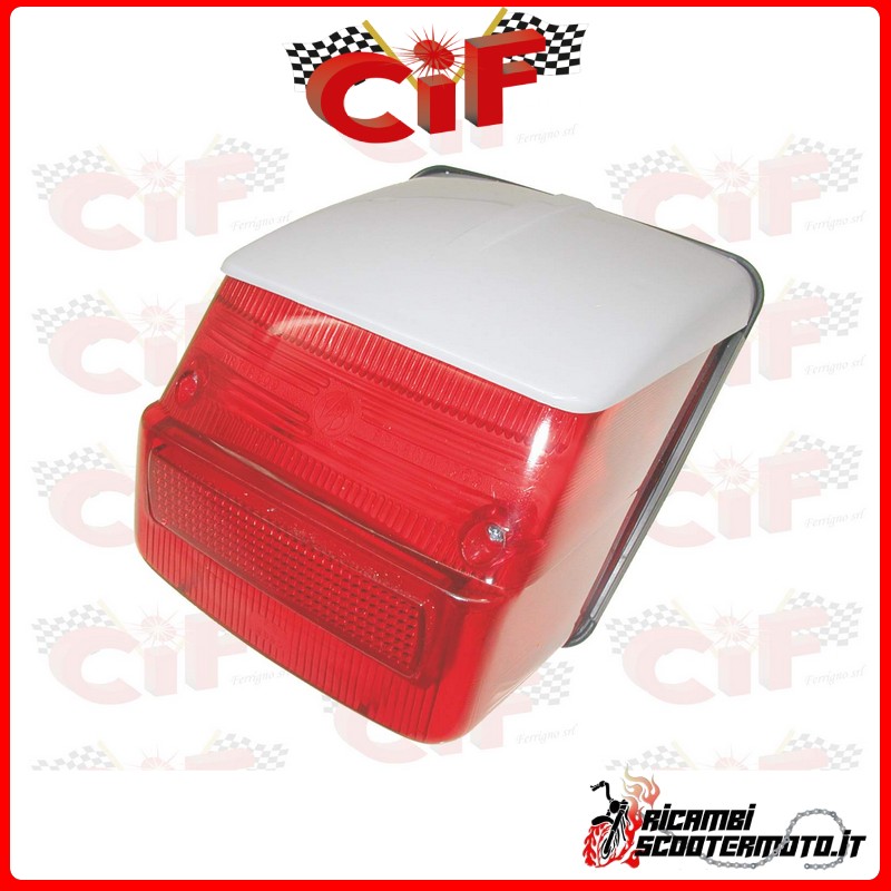 Rücklicht komplett mit Dichtung + Lampenfassung PIAGGIO VESPA 125 GTR  (dal ‘70) - TS 125  (VNL3T)