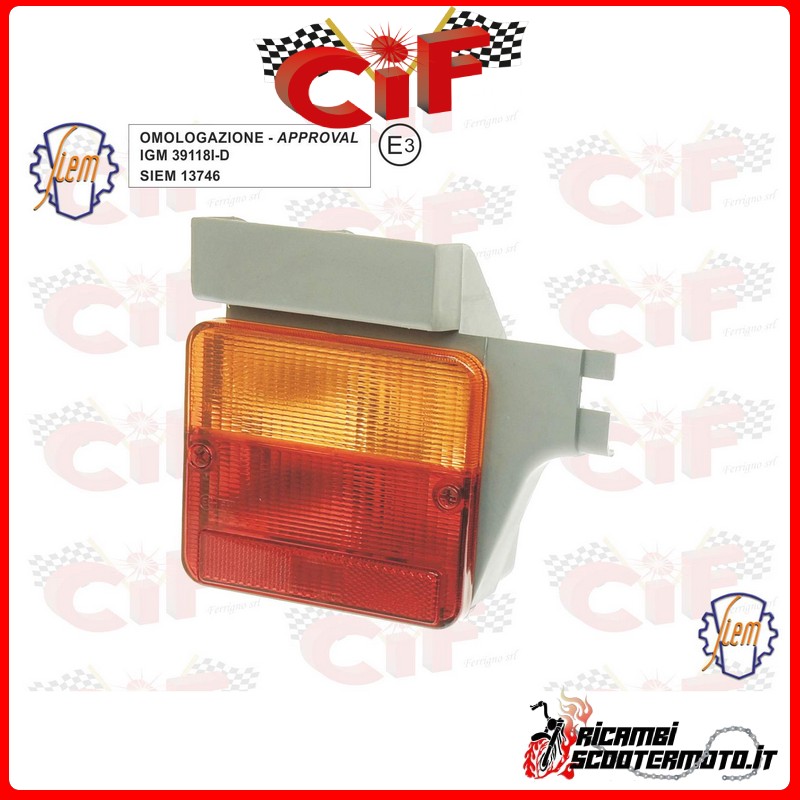 LEFT REAR LIGHT PIAGGIO APE 50 EUROPA (dal ‘96)