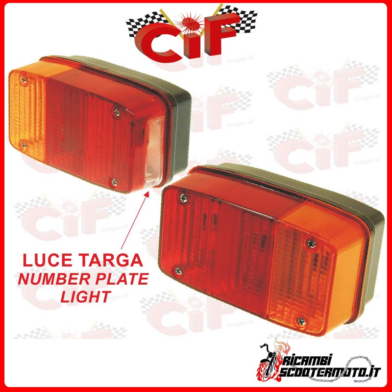 REAR LIGHTS PIAGGIO APE TM P50 (dal ‘85) REAR LIGHTS PIAGGIO APE TM P50 (dal ‘85)
