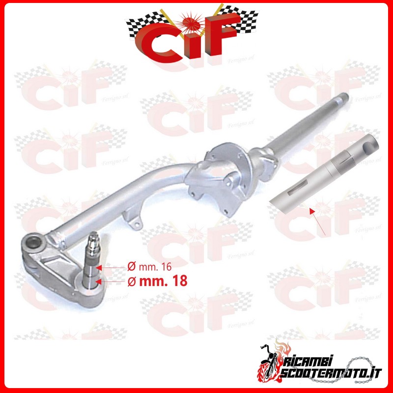 FOURCHE COMPLÈTE AVEC BRAS PIAGGIO VESPA PX 1^ SERIE