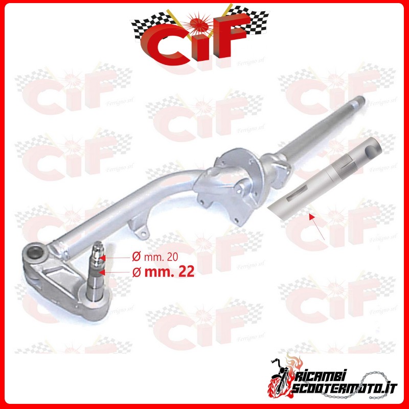 FOURCHE COMPLÈTE AVEC BRAS PIAGGIO VESPA PX 2 SERIE