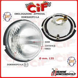 FRONT LIGHT GROUP PIAGGIO VESPA PK 50
