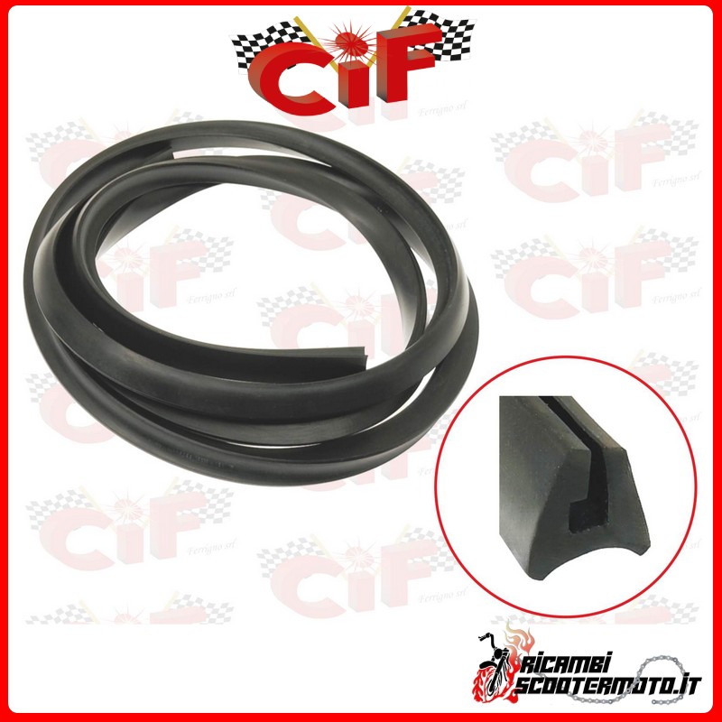 JOINT PROFILÉ EN CAOUTCHOUC POUR COFFRE PIAGGIO VESPA PX 125