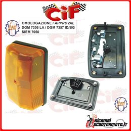 FRONT RIGHT DIRECTION INDICATOR PIAGGIO APE TM P 50 (TL4 1985-1989)