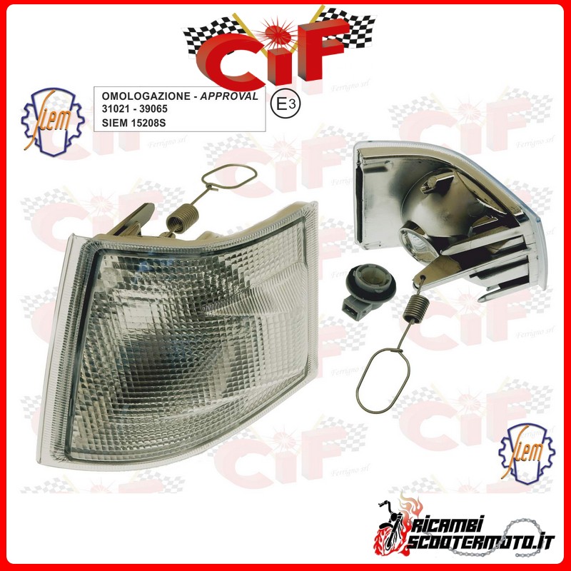 FRONT LEFT DIRECTION INDICATOR PIAGGIO APE PORTER 1300 PICK VAN 1300 (1992-2009) FRONT LEFT DIRECTION INDICATOR PIAGGIO APE PORTER 1300 PICK VAN 1300 (1992-2009)