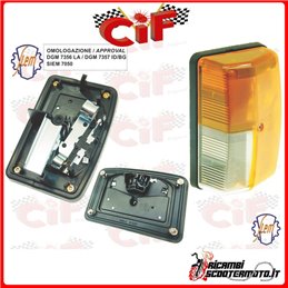 FRONT LEFT DIRECTION INDICATOR PIAGGIO APE MP P501-P601-P601V 220 (1978-1983)