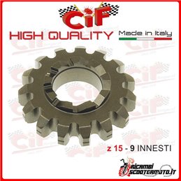 STARTER GEAR N. TEETH z15 - 9 ENGAGEMENTS PIAGGIO APE 50