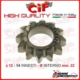 STARTER GEAR z12-14 PIAGGIO VESPA 150 DAL/SINCE 1959 AL/TO 1961