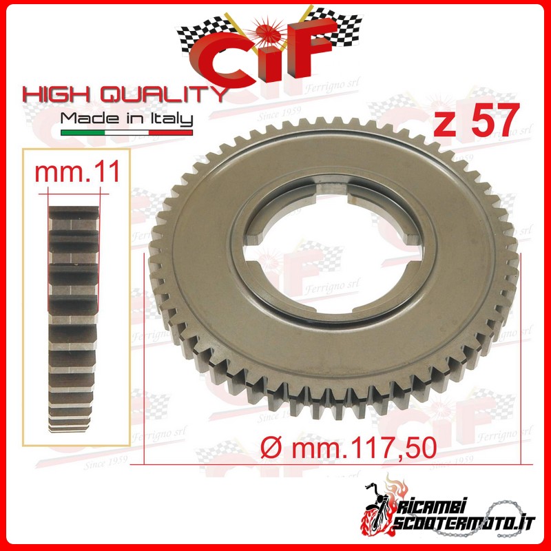 1ST SPEED GEAR (z 57) PIAGGIO VESPA P200E (VSX1T) 1ST SPEED GEAR (z 57) PIAGGIO VESPA P200E (VSX1T)